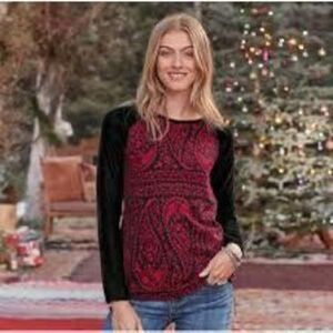 Sundance Lacey blouse Black Sabbath women's size medium NEW NWT